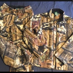 LL Bean Fleece Pants and Jacket -M -8/10